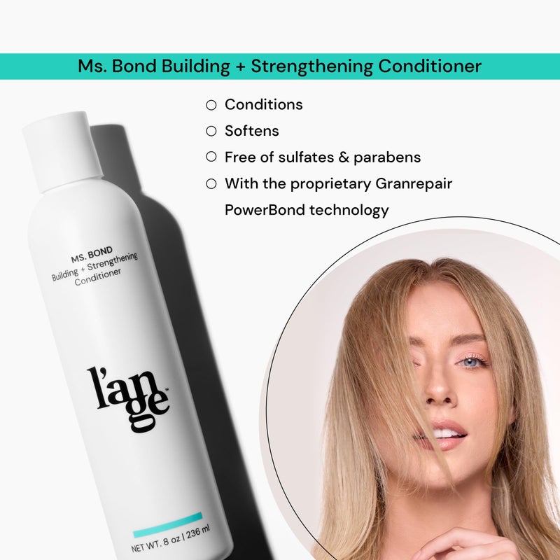 LANGE L'ANGE HAIR Ms. Bond Building + Strengthening Conditioner| Restores Hair Bonds | Intensive Treatment for Breakage Recovery | Hair Mask for Smooth Finish | Moisturizing Formula | 8 fl oz Bottle - Image 2