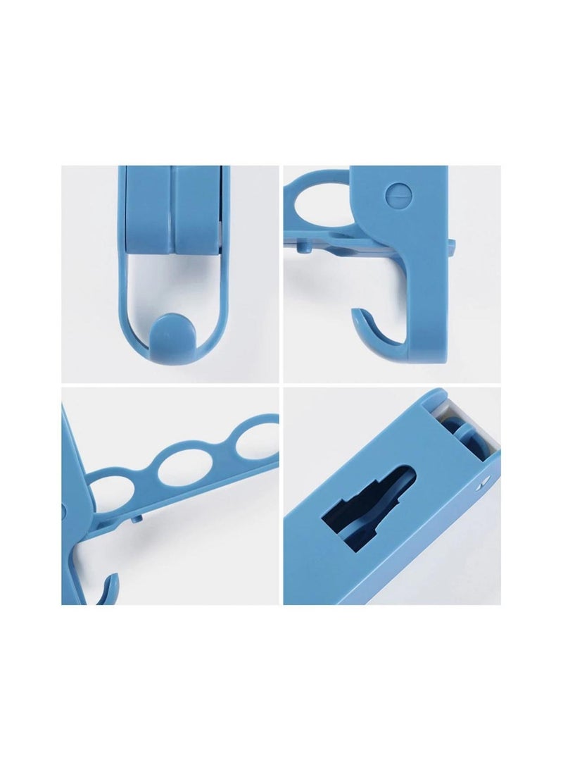 Generic - magic clothes hanger multi-function folding hanger rotating clothes hanger wardrobe drying clothes Hanger Home Organizer - Image 1