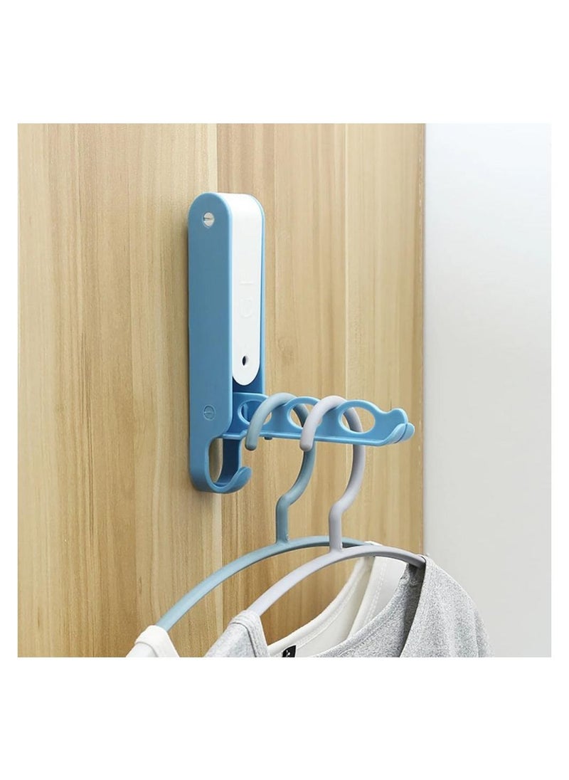 Generic - magic clothes hanger multi-function folding hanger rotating clothes hanger wardrobe drying clothes Hanger Home Organizer - Image 1