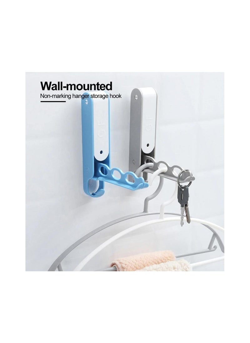 Generic - magic clothes hanger multi-function folding hanger rotating clothes hanger wardrobe drying clothes Hanger Home Organizer - Image 1