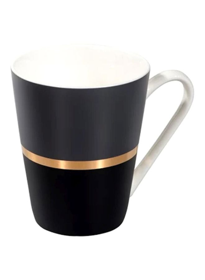 Bone China Mug Black/Gold