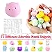 LUKBERA 28 Packs Mochi Squishy Toys Squishies Stress Relief Fidget Squeeze Toys for Kids Easter Egg Fillers Valentines Day Classroom Exchange Gifts School Prizes - Image 4
