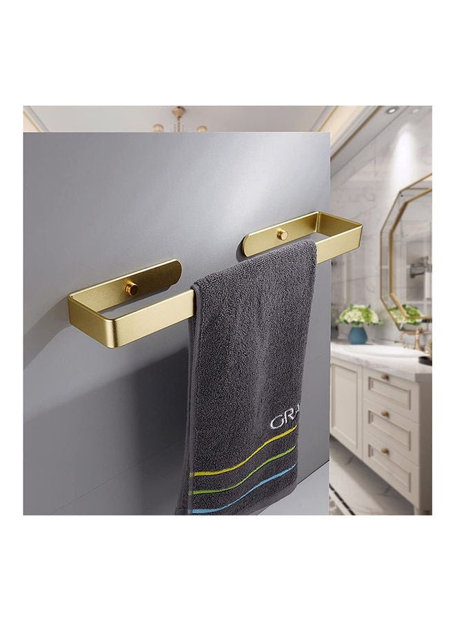 Loquat 2-Piece Hand Towel Holder Gold 39.5x7x3cm - Image 5