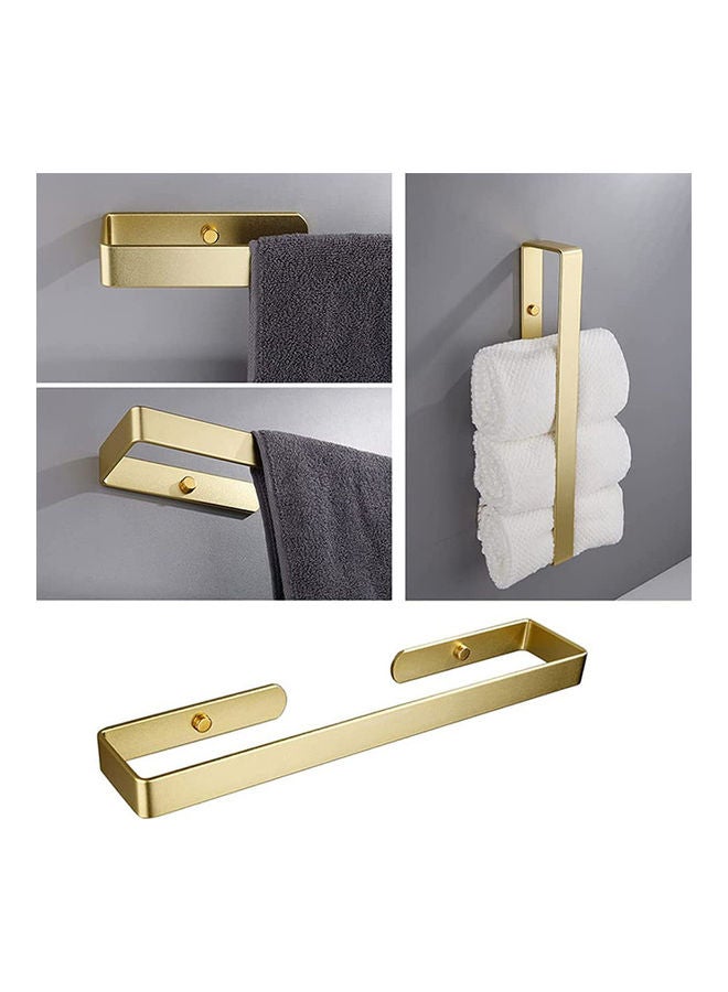 Loquat 2-Piece Hand Towel Holder Gold 39.5x7x3cm - Image 3