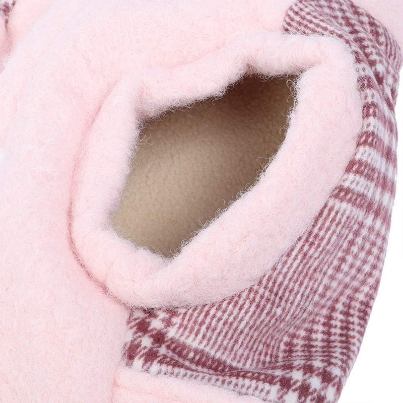 Pet Plush Winter Clothes, Soft Warm Costume with Button for Dog Cat, Multiple Sizes - Cozy Material, Easy Wear, Comfortable for Cold Weather (L) - Image 5