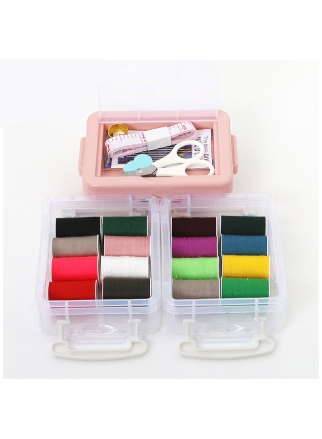 JAJALIN Sewing Box Storage Organizer, Portable Multi-Purpose Sewing Kit For Home And Travel - Image 4