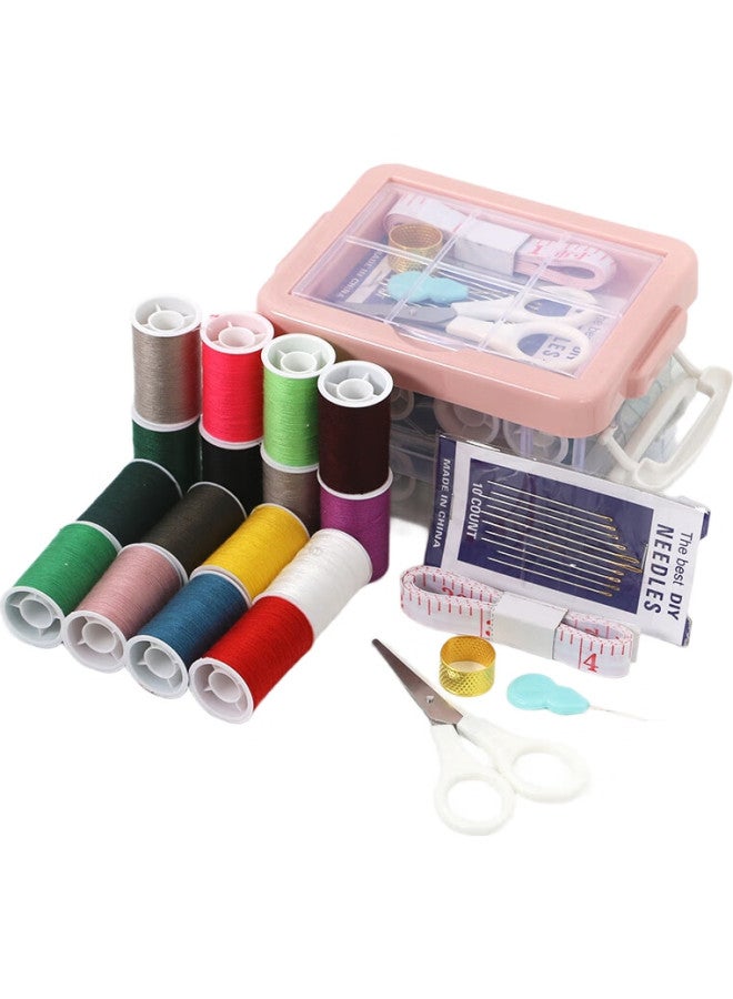 JAJALIN Sewing Box Storage Organizer, Portable Multi-Purpose Sewing Kit For Home And Travel - Image 3