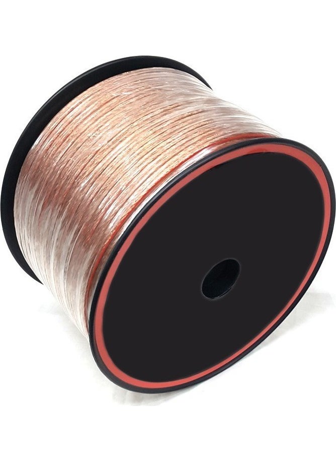 class 2x2.50mm Speaker Sound System Cable Transparent  - Image 2