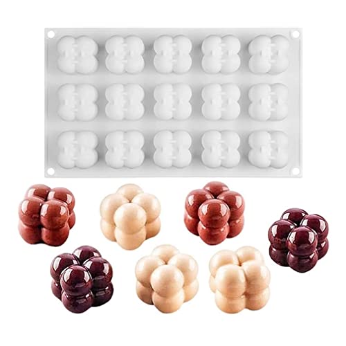 MoldBerry 15 Cavity Silicone Bubble Candle Mould, Candle Moulds for Candle Making, Ideal for Diwali Candles Chocolates Mold Personalized Gifting Decoration for Home (Pack of 1) - Image 4