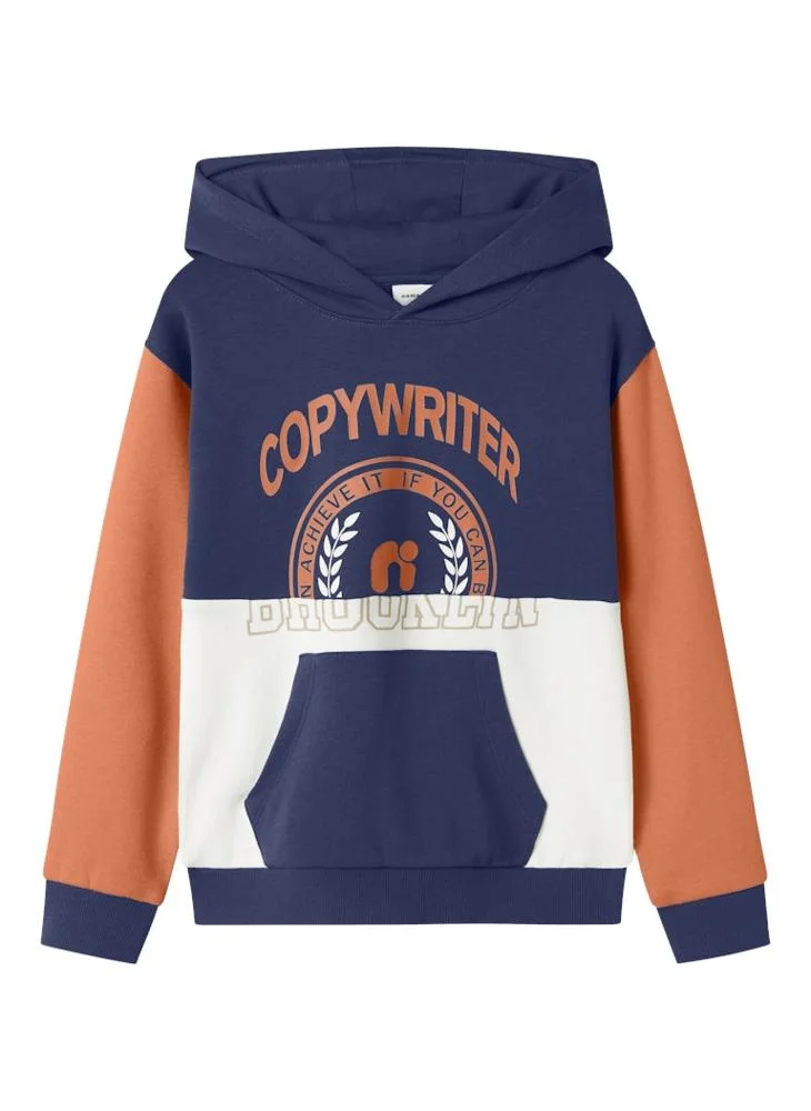 NAME IT Youth Printed pullover Hoodie