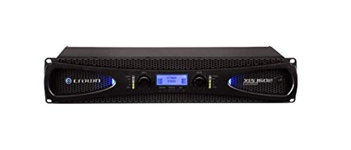 Crown XLS1502 2-Channel Class D DriveCore Professional Power Amplifier with DSP, Band Pass Filters & Peak Limiters. XLR/RCA Inputs, 525W at 4 Ohm, PureBand Crossover System. Black - Image 1