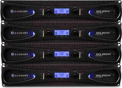Crown XLS1502 2-Channel Class D DriveCore Professional Power Amplifier with DSP, Band Pass Filters & Peak Limiters. XLR/RCA Inputs, 525W at 4 Ohm, PureBand Crossover System. Black - Image 3