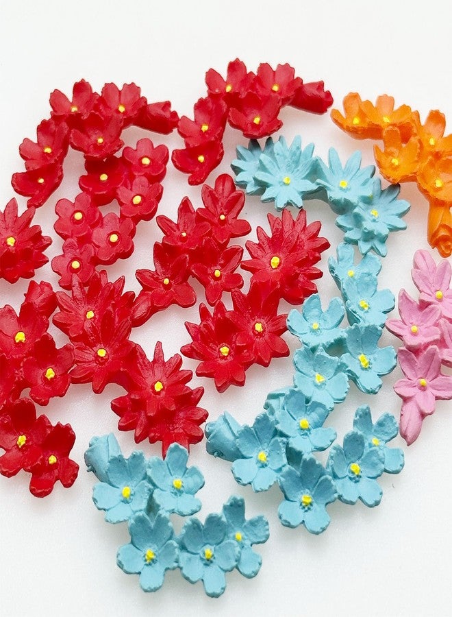 Cayway 30 PCS Mini Resin Flowers, Micro Landscape Miniature Flower, Mini Accessories Flowers for DIY Art Crafts, Zen Garden, Micro Landscaping Decoration - Image 5