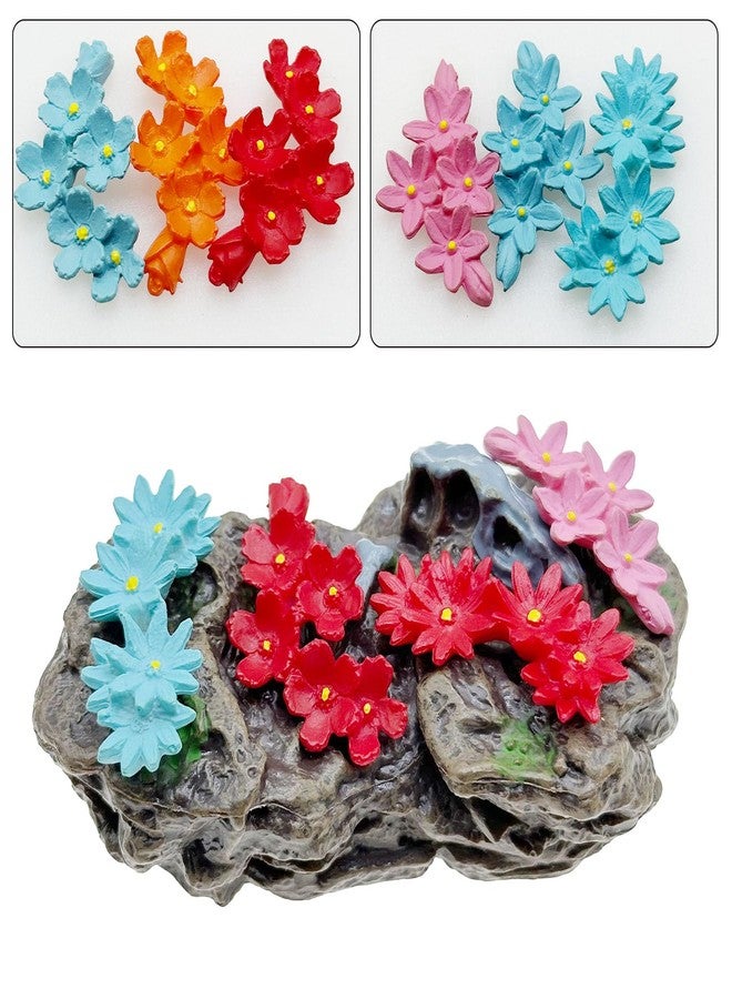 Cayway 30 PCS Mini Resin Flowers, Micro Landscape Miniature Flower, Mini Accessories Flowers for DIY Art Crafts, Zen Garden, Micro Landscaping Decoration - Image 4