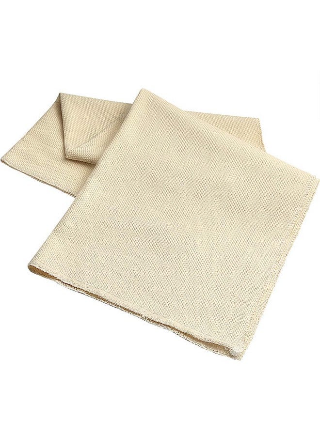 Pllieay Tufting Cloth Punch Needle Fabric Embroidery Fabric Monks Cloth For Punch Needle Embroidery Rug Punch & Pinch Needle 26.4 X 19.3 Inch - Image 2