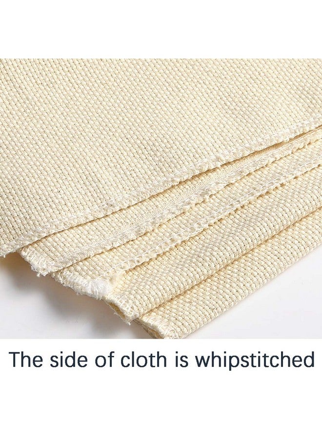 Pllieay Tufting Cloth Punch Needle Fabric Embroidery Fabric Monks Cloth For Punch Needle Embroidery Rug Punch & Pinch Needle 26.4 X 19.3 Inch - Image 3