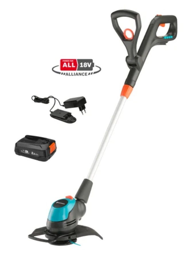 GARDENA- Battery Trimmer EasyCut 23/18V P4A Ready-To-Use Set - Image 1