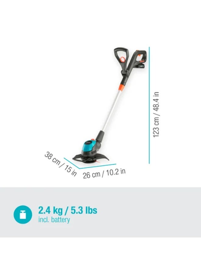 GARDENA- Battery Trimmer EasyCut 23/18V P4A Ready-To-Use Set - Image 4