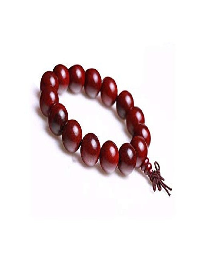ASTROGHAR Rosewood Tibetan Buddhist Rosary power stretch 10 mm Bracelet - Image 1