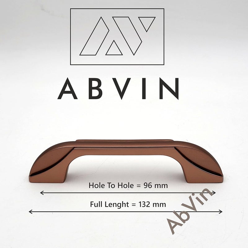 ABVIN ABVIN Premium Slim Rose Gold Copper Handles Modern Gold Cabinet Hardware Furniture Pulls for Doors Cabinets Cupboards Drawers 1 pcs 96 mm 4 inch  - Image 3