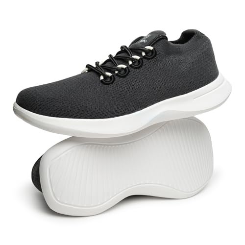 YOHO Fastlane 0600 Sneakers for Women | Stylish, Casual & Lightweight | Extra soft Walking Slip-On Shoes for Ladies/Girls | Slate Grey -UK 4 - Image 1