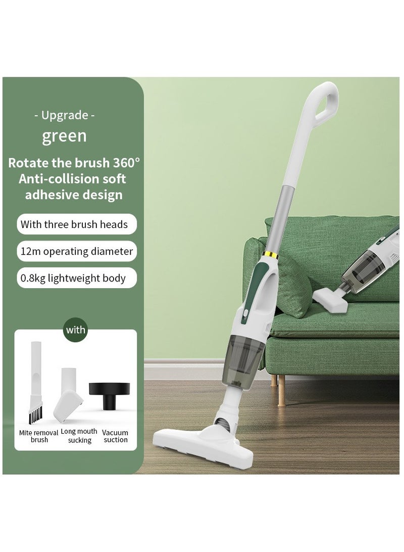 Handheld Household Multifunctional Vacuum Cleaner with High Suction Power and Detachable White - Image 1
