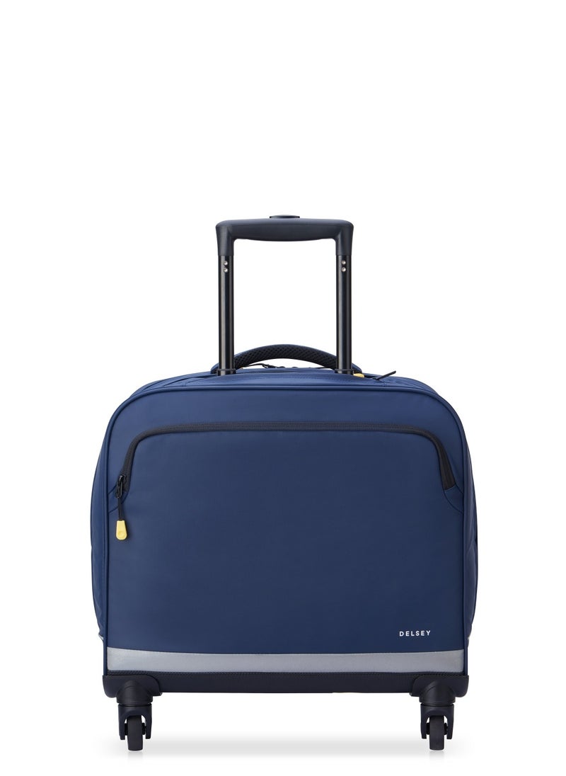 DELSEY Paris - BTS 2023 4 Wheel Horizontal Schoolbag - 15.6" Blue Printing - 00338945212 - Image 1