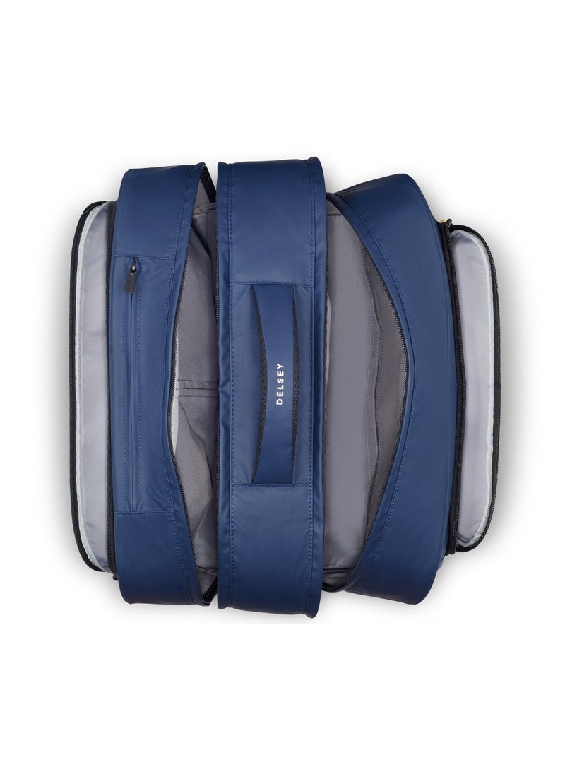 DELSEY Paris - BTS 2023 4 Wheel Horizontal Schoolbag - 15.6" Blue Printing - 00338945212 - Image 1