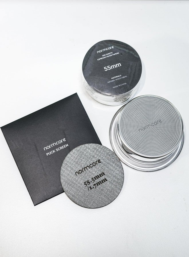 Normcore سلة استخراج عالية Normcore 58mm، سلة بورتافلتر 18 جرام، فلتر قهوة يناسب 18 جرام من القهوة لآلات الإسبريسو 58mm، فولاذ مقاوم للصدأ 304 - Image 5