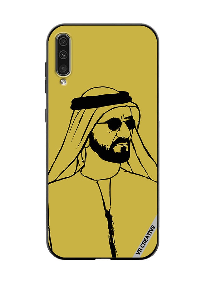 VR CREATIVE Protective Case Cover For Samsung Galaxy A50/A50s Sheikh Mohammed Bin Rashid Al Maktoum Design Multicolour - Image 1