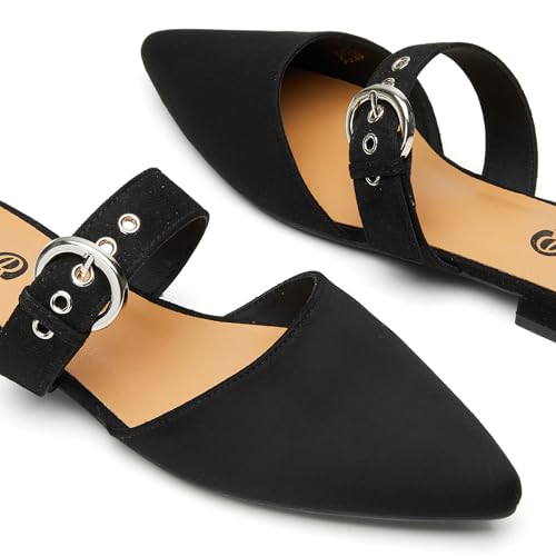 Rekayla Women Adjustable Mules Shoes Black 07 - Image 2