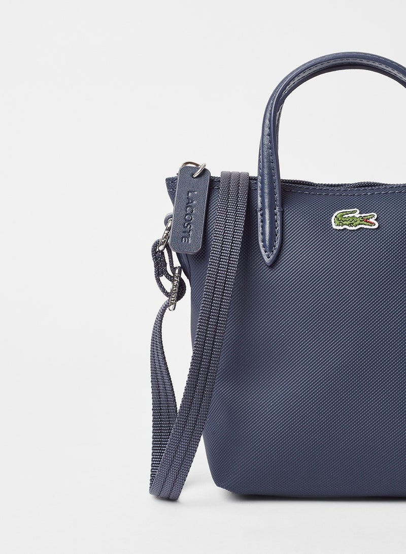 LACOSTE L.12.12 Concept Top Zip Crossbody Bag - Image 3