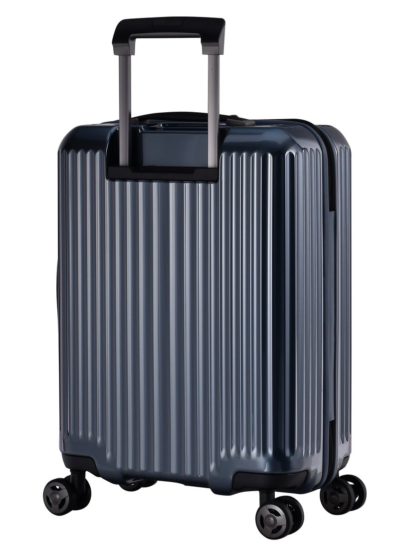 إيمينينت حقيبة سفر صلبة ألفريد للأعمال بعجلات أمامية مع قفل مدمج متوافق مع  ومنفذ   جرافيت - Image 2