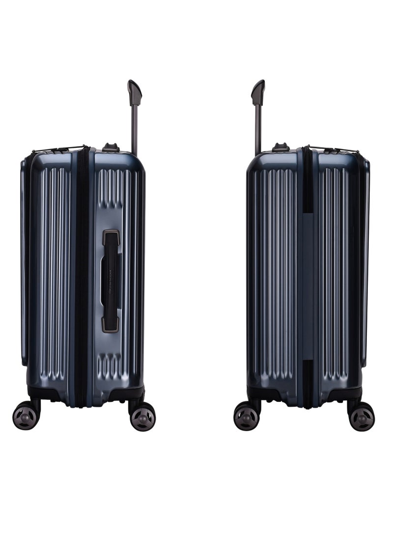 إيمينينت حقيبة سفر صلبة ألفريد للأعمال بعجلات أمامية مع قفل مدمج متوافق مع  ومنفذ   جرافيت - Image 3