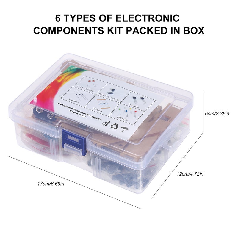 Electronic Component Kit Transistor LCR-T4 Graphical Tester LED Diode Triode Capacitance MOS/PNP/NPN TO-92 Resistor Set ESR-T4 Mega328 12864 LCD Screen - Image 2