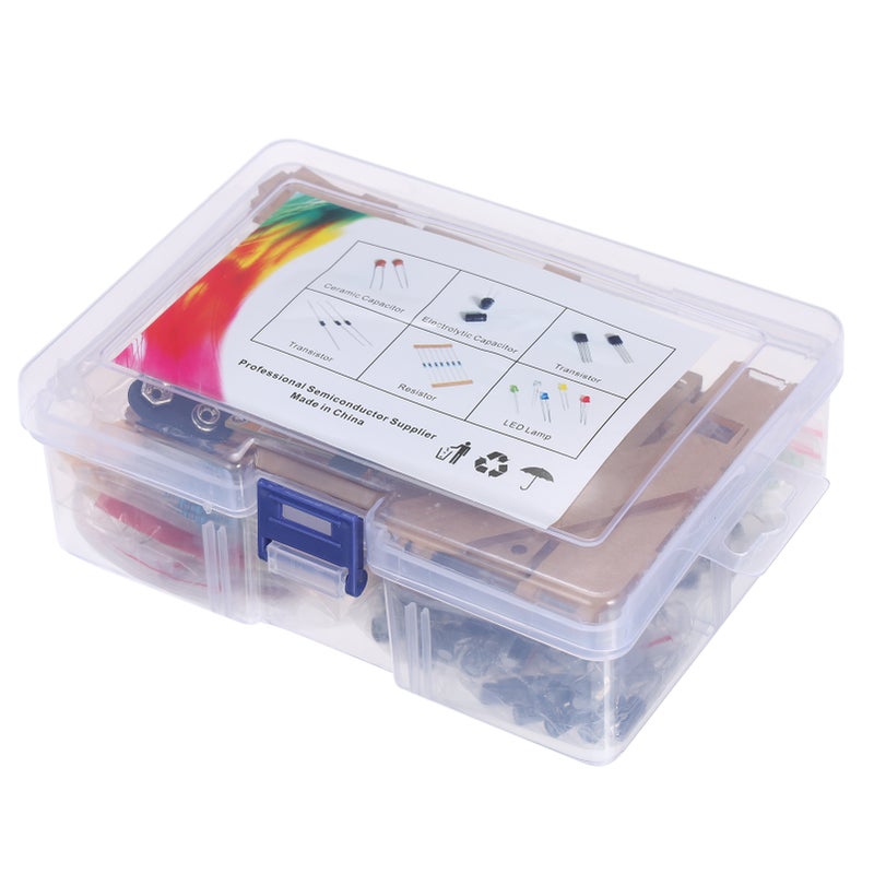 Electronic Component Kit Transistor LCR-T4 Graphical Tester LED Diode Triode Capacitance MOS/PNP/NPN TO-92 Resistor Set ESR-T4 Mega328 12864 LCD Screen - Image 1