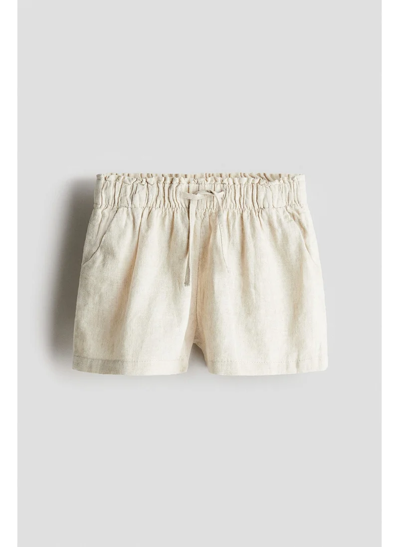 H&M Linen-blend shorts