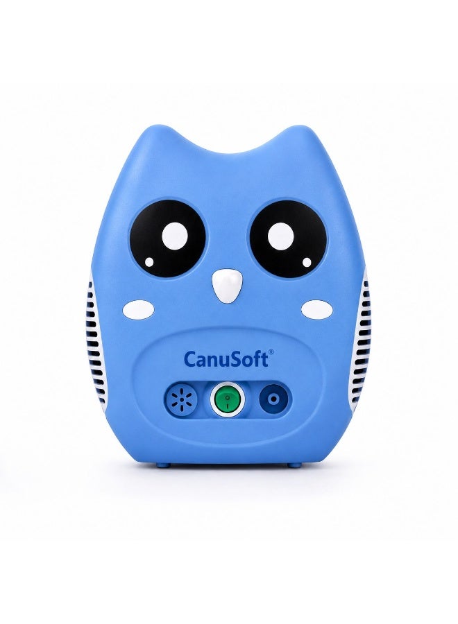 CanuSoft Compressor Nebulizer for Kids & Adults Portable Cute Owl Design blue CCN69026 - Image 2