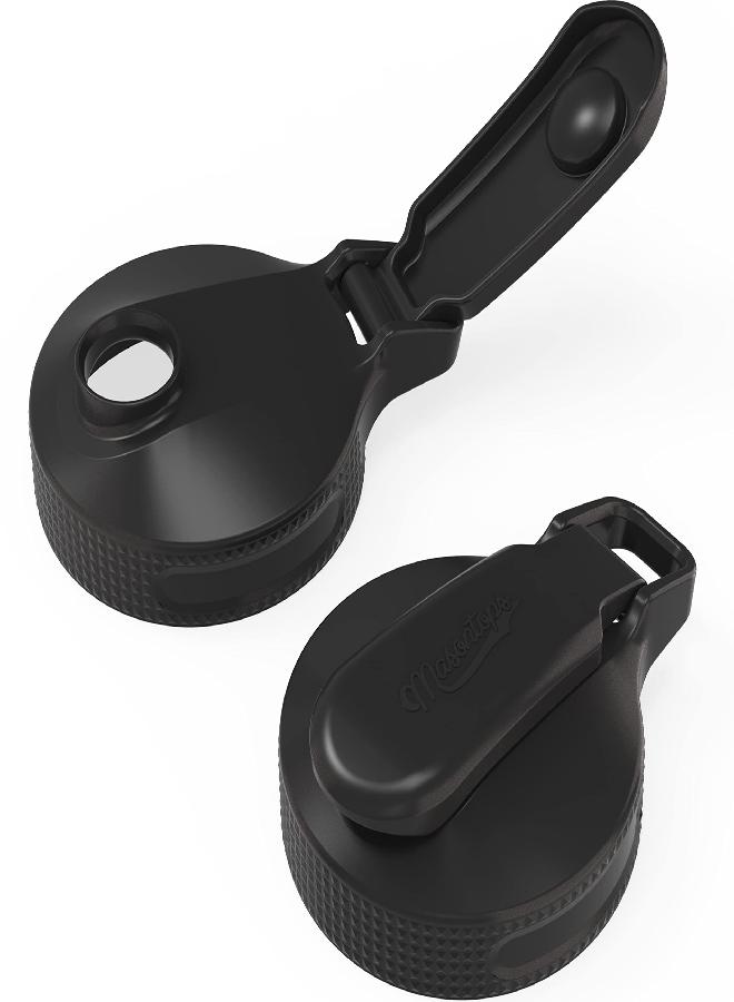 Masontops Masontops Multi Top - 2PK - Small Mouth Mason Jar Lids with Pour Spout and Flip Cap - Sip, Pour, Store & More - Mason Jar Pour Spout Lid - Jar Not Included - Image 1