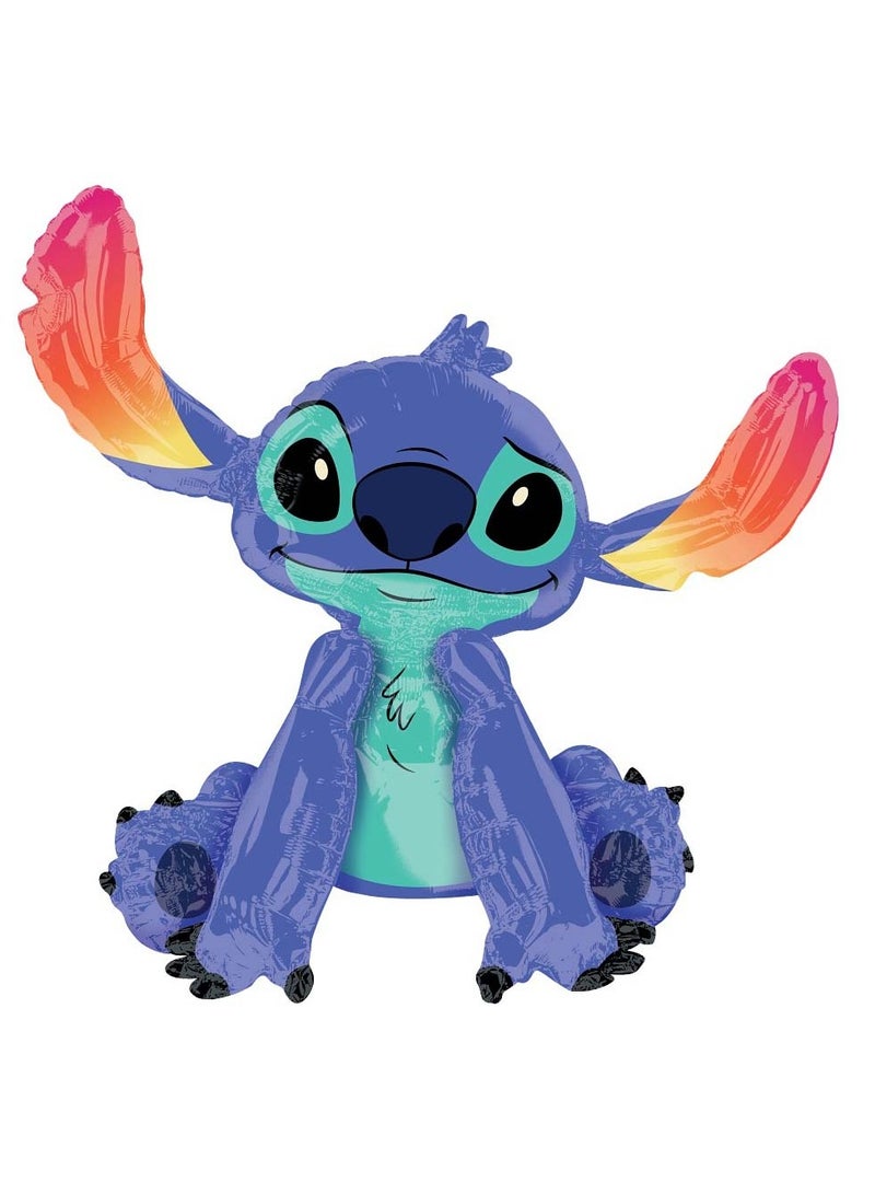 Disney Stitch AirWalker Balloon, Lilo & Stitch Party Decoration for Kids' Birthdays & Themed Celebrations