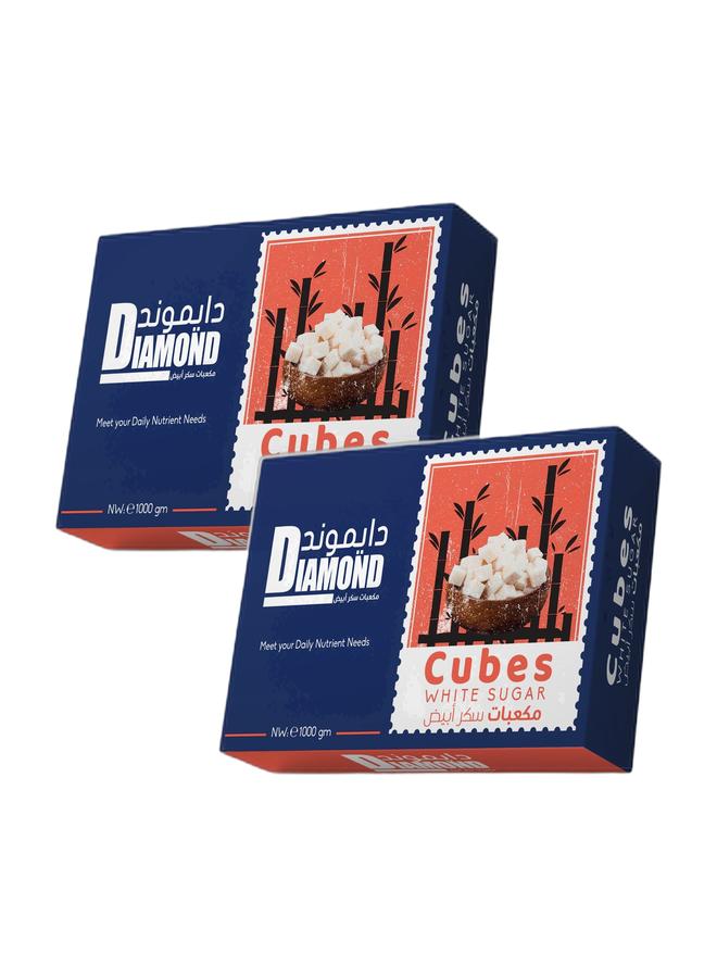Diamond White Sugar Cubes, 1 kg Bundle - Image 1