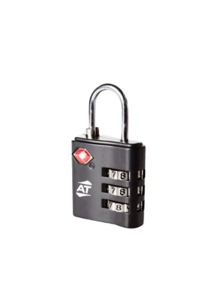 امريكان توريستر American Tourister TSA 3 Dial Combination Lock - Black