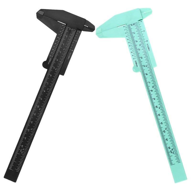 Plastic Vernier Caliper 150mm 0 5mm Resolution Portable Measuring Tool - Image 2
