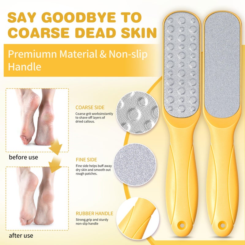 LUCOTIYA Foot Soak Set Pedicure Kit, Vanilla chamomile Foot Soak Salts, File, Scrub & Urea Cream,Pedicure Supplies for Dry Cracked Feet for Women - Image 4