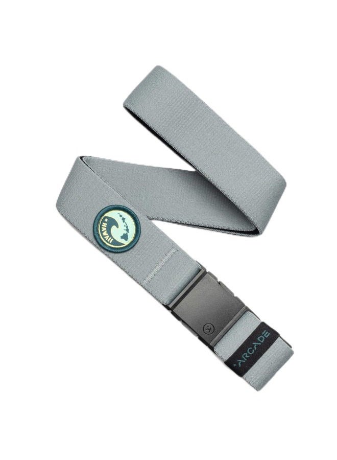 ARCADE Belts A2 Unisex Adventure Belt: Heavy Duty Stretch, Metal Free Buckle, Hawaii Islands - Cloud, Standard (Up to 40"); 1.5" Wide - Image 1