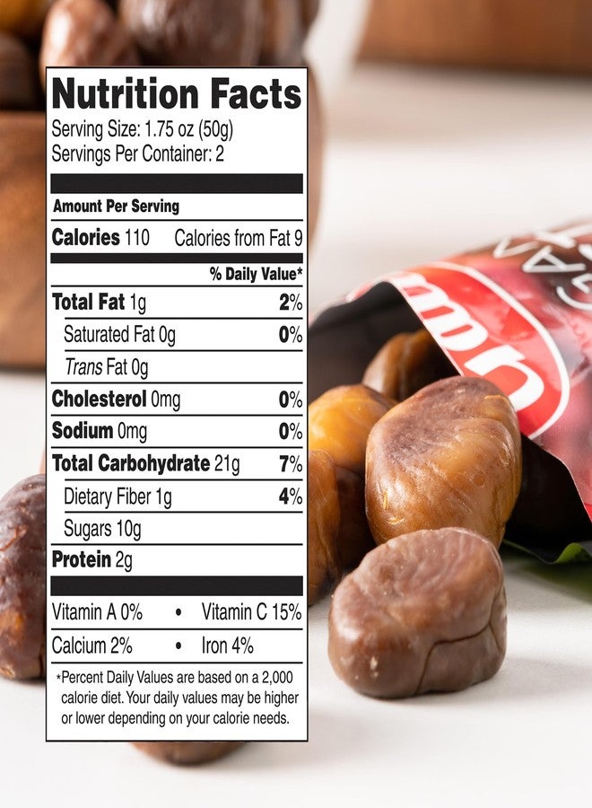 Galil Organic Roasted Chestnuts, Pack of 6, 3.5 oz Bags, Shelled Chestnut, Chestnuts Roasted Peeled - Image 5