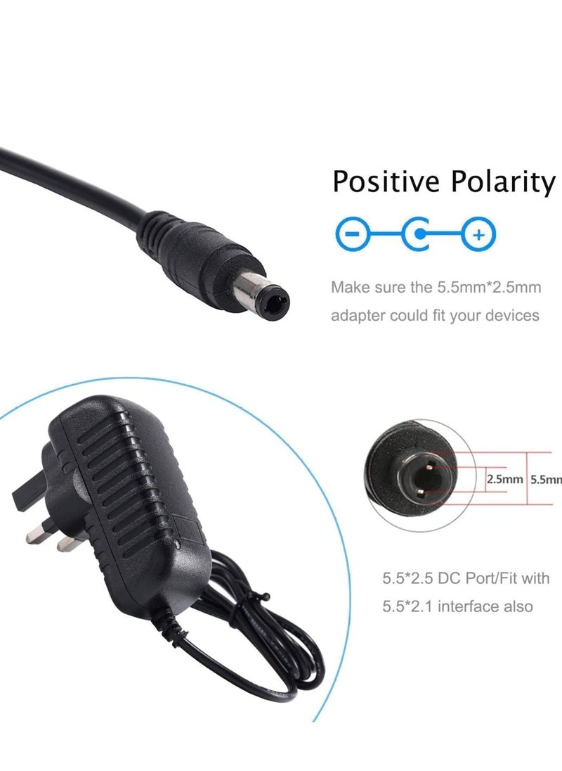 Lucky Sky - DC 15V 2A Adapter Power Supply Transformer Power Adapter Converter Wall Charge Adapter For Professional Home Use, black. (15V 2A) - Image 1