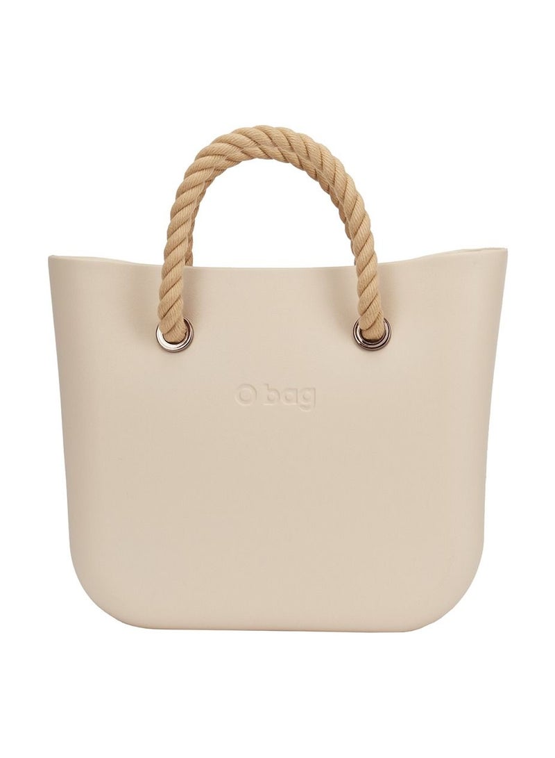 O bag mini with Rope Handles in Sand - Image 2