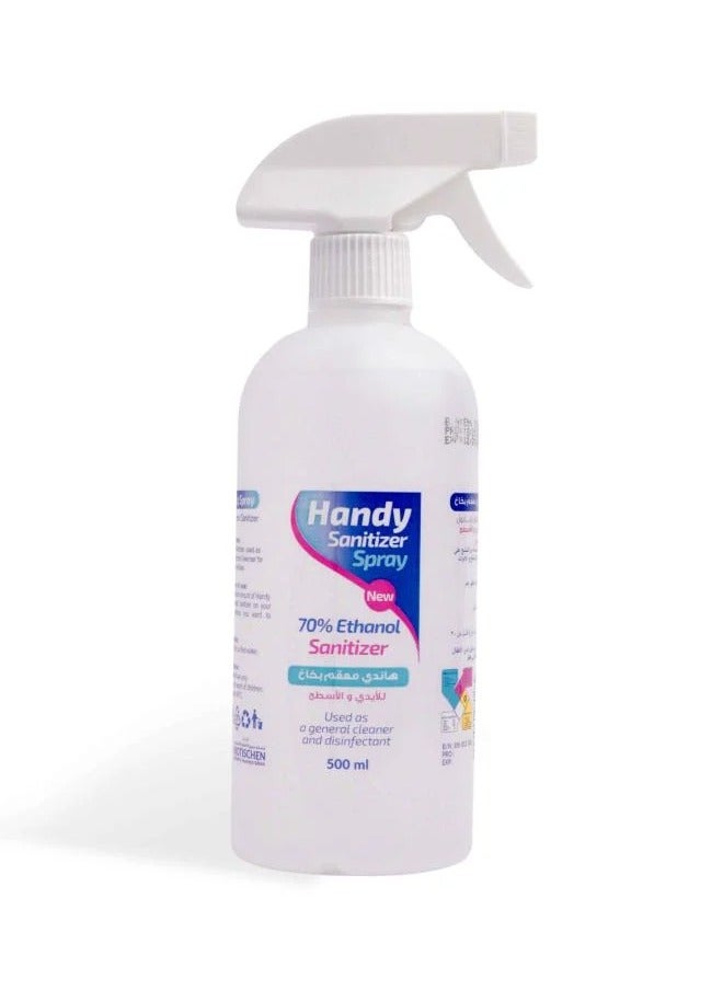 Handy Hand spray , 70% Isopropyl Alcohol spray 500ml - Image 1