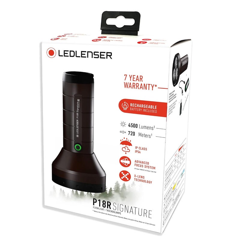 LEDLENSER Ledllenser LEDLENSER P18R Signature Handheld Flashlights LED Configuration Xtreme LED Luminosity MAX 2600 lm MIN 30 lm Lighting Range MAX 420 m MIN 50 m Rechargeable Yes Outdoor - Image 4